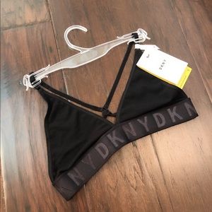 DKNY seamless mesh bralette bra